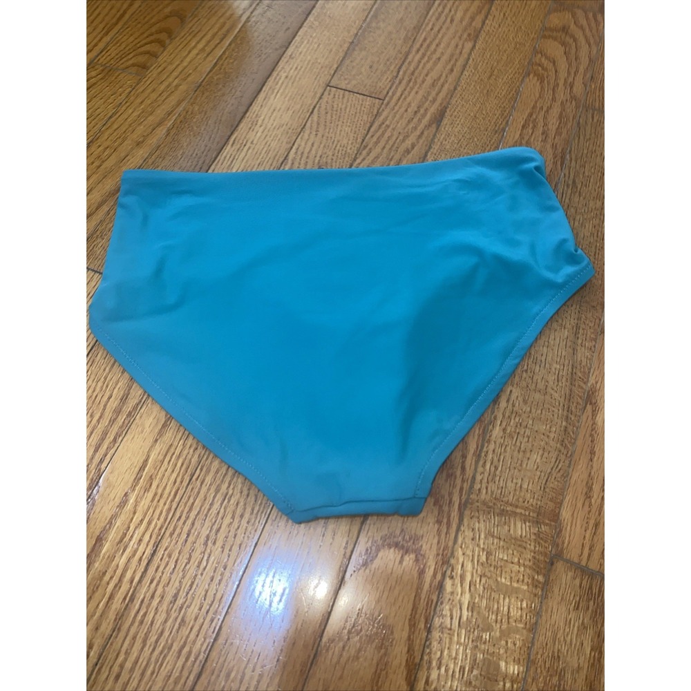 Calia By Carrie Underwood Swim Bikini Bottom Ruched Side Jungle Green Size Small - Picture 3 of 3